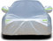 nenyan Autoabdeckung Outdoor Vollgarage Winter passend für BMW Z4 E85 Roadster 2002-2008 | Auto abdeckplane Wasserdicht & Staubdicht Wetterfeste | Atmungsaktive Autoplane Autogarage, Silber