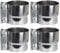ROADFORMER 2.5” Exhaust Clamp Stainless Steel – Lap Joint Exhaust Band Clamp is film protected, suggested to remove before use (2.5” – 4 Pack)