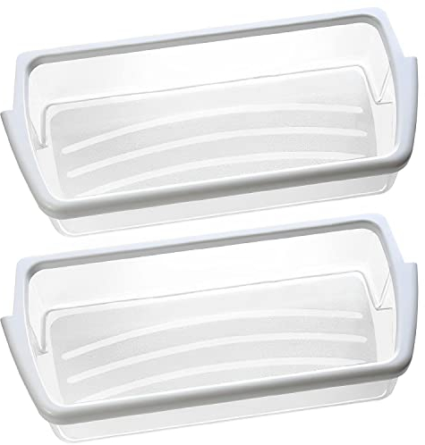 2 Packs W10321304 Refrigerator Door Shelf Bin, Compatible with with Whirlpool Refrigerator Replaces WPW10321304 PS11752778 AP6019471 2179574 2179575