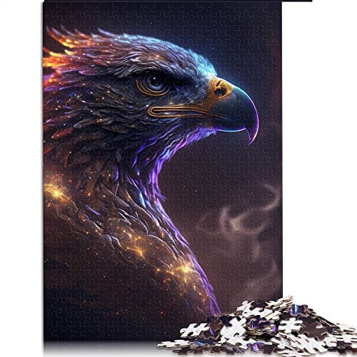1000 Piece Jigsaw Puzzle Eagle Jigsaw Puzzles for Adults Wooden Puzzles Challenging To Complete But Fun And Humorous (Size 50x75cm)