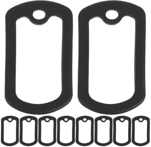 IMIKEYA Für Hundemarken 10 Stück Hundemarken aus Silikon Cover Pet ID Tags Authentische Erkennungsmarken Zur Geräuschreduzierung Und Zum Schutz