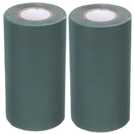 BESPORTBLE 2 Rollen Gras Nähte Klebeband Grasfugenband Nahtband Zum Verbinden Vliesband Reparaturband Für Den Hausgarten Vliesbänder Grasnahtband Teppich Aluminiumbeschichtung Rasen