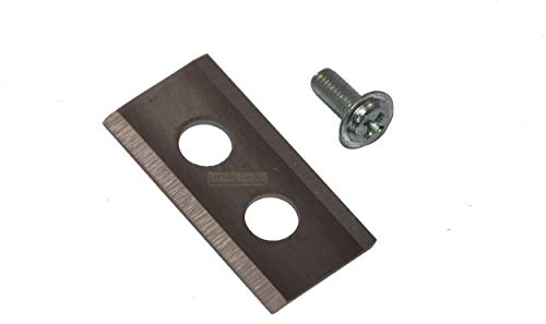 Hoja de acero inoxidable de 18 x 3,6 cm compatible con cortacésped robótico Parkside PMRA 20-Li A1