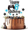 Joyeah Happy 6th Birthday Cake Topper Glitter Video Game Cake Pick Game On Cheers to 6 Years Cake Decoration for Game Theme Happy 6th Birthday Party Supplies Blue