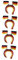 ibasenice 80 Pièces Bandeau Coupe du Monde Bandeaux de Sport pour Filles Ballon Drapeau du Pays Bandeau Sport Headband Sport tête Bandana Bandeaux de fête gonflables Bandeau décoratif