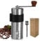 Molinillo Cafe Manual, Molinillo de Café Manual, Coffee Grinder, Molinillo de Café Portátil,Grado de Afilado, Moledor de Cafe, Manual Molinillo de Café Con Cepillo de Limpieza, Molinillo para Casa