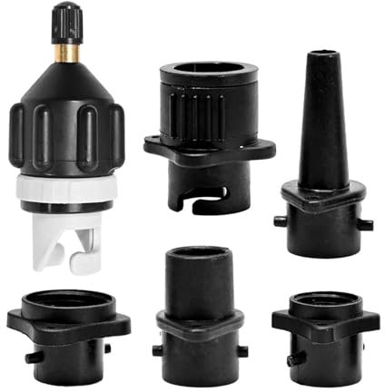 Adapter für aufblasbare Pumpen, Adapter für aufblasbare Bootspumpen - Herkömmlicher Luftpumpenadapter,Herkömmliche starke Abdichtung, Bootspumpenadapter, auslaufsichere Pumpendüsen für Paddle-Board-Bo