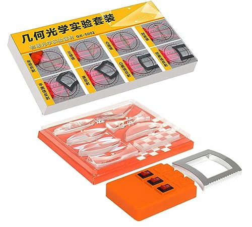 HTU Lens Imaging Equipment Tools Refraction Optical Experiment Set Teaching Aids Physics Lab Learning Kits Learning Kits for Teacher Student Education