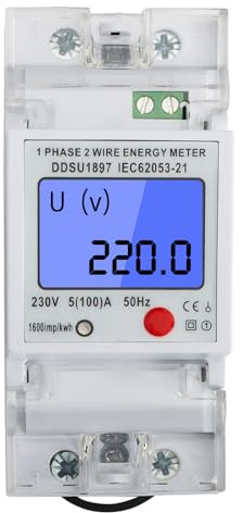 Stromzähler Digitaler，1-Phasen 100A Reset