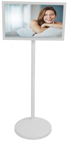 Téléviseur à écran Tactile de 21,5 Pouces, écran Intelligent Portable avec écran Tactile, Moniteur de Télévision Roulant Mobile, écran D'affichage à écran Tactile de (Prise UE