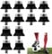 12PCS Rugby Studs,Metal Studs Football Boots,Plastic Football Studs,Replacement Rugby Boot Studs,Thumb Rubber Studs Metal,Durable,for Most Adult Children Soccer Shoes,Football Boots(Black 13mm/16mm)