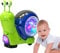DASIAUTOEM Baby Krabbel Spielzeug, Schnecke Krabbelspielzeug mit Lichter und Musik Niedliches Elektronisches Tierkrabbeln Kinder Interaktives Vorschulspielzeug Geschenk für Jungen Mädchen