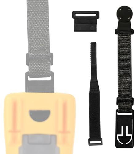 Magnetic Hanging Strap for Fluke, Black Hanging Loop Strap with Magnet Hanger Magnetic Multimeter Hanger Band Compatible with Fluke Digital Multimeter (Style A)