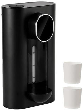 Sghtil Distributeur de liqueur mural, distributeur de vin mural | Distributeur de boissons avec 2 verres magnétiques | Petit distributeur de 540 ml, distributeur de boissons à 3 modes pour