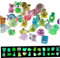 NASSMOSSE 250pcs Mini Animaux en résine, Mignonnes Animaux de Mini-résine Lumineux, Accessoires de Jardin fées vifs, décoration intérieure pour intérieur, extérieur