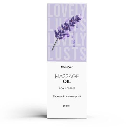 Satisfyer Massageöl Lavender 250 ml | Intim geeignet | Für entspannende & sinnliche Massagen | Hautfreundlich & pflegend | Leicht zu verteilen | Ideal für Paare & Wellnessmomente