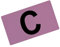 fanshirts4u Kapitänsbinde Spielführerbinde Capitainsband C (rosa, Junior ca. 22cm Umfang)