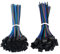 VIPMOON 20Pairs JST SM 4PIN Plug Male to Female 15CM EL Wire Cable Connector Adapter for RGB LED Strip Light Lamp