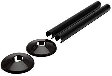 Talon Snappit for Towel Rail Radiators Pipe Covers and Collars (Black 200mm)