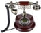 Garsent Vintage Schnurgebundenes Telefon, Retro Festnetztelefon Nostalgietelefon mit LCD Display für Tischdeko