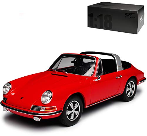 GT-Spirit Porsche 911 901 Urmodell Targa Polo Rot 1963-1973 1/18 Modell Auto