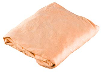 Clinotest Jersey Spannbettlaken 70x140 cm - 100% Baumwolle, Oeko-TEX Zertifiziert, Bettlaken für Kinderbetten & Matratzen mit Einer Dicke von bis zu 10 cm – Orange