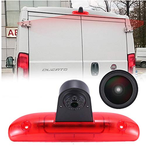18mm Linse Top Qualität Auto Bremsleuchte Rückfahrkamera für FIAT Ducato 244 Bus Kasten/Peugeot Boxer/Citroen Jumper Relay 2002-2006 Bremslicht 3 Bremsleuchte Transporter dritte