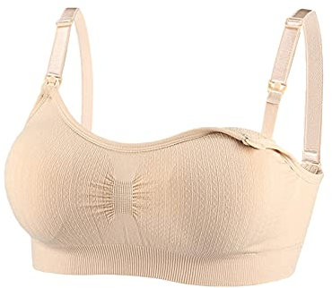 AMhomely UK Stock Sale Clerance Women Hands-free Breast Pump Nursing Bras Maternity Pregnant Breastfeeding Vest Plus Size Comfort Seamless Sleep Bra Sexy & Super Soft Stretchy Bra