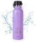 Runbott Zodiac Botella Agua Térmica 600 ml en Acero Inoxidable con Recubrimiento Interno Cerámico. Cáncer (Lila)