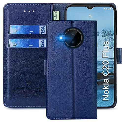 FMPCUON Funda para Nokia G21/G11 4G,Funda Libro Nokia G21/G11 4G Funda con Tapa,Cuero Carcasa Magnético Funda Cartera Móvil para Nokia G21/G11 4G, Azul