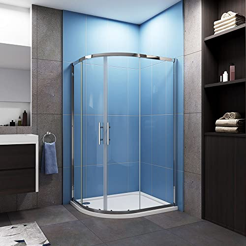 Acezanble 1000x800x1900mm Quadrant Shower Enclosure Cubicle