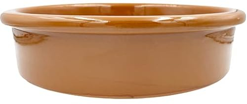 OLLA CAZUELA TARTERA BARRO ESMALTADO CALIDAD - GALLEGA - FABRICACIÓN NACIONAL (40 CMS)