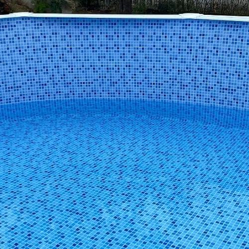 San Marco Mosaik-Liner für Außenpool, rund, 550 cm