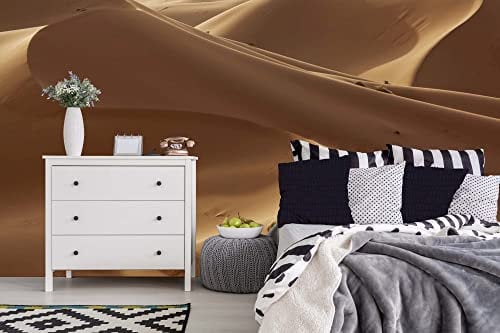 Vlies Fototapete DÜNEN IN SAHARA 375 x 250 cm (inkl. Kleister) - Vlies Tapete, Wandtapete, Wandbilder - Tapete für Wohnzimmer Schlafzimmer, Büro, Küche - Montagefertig