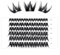 LANKIZ Einzelne Wimpern 0.07 C Curl 10-16mm Falsche Wimpern Extensions für Wimpernverlängerung, 48 Pcs Cluster Lashes DIY Künstliche Wimpern Einzeln Fake Lashes zu Hause, Alche