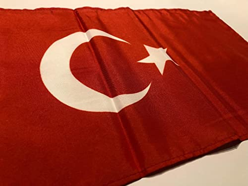 Turquie Drapeau national turc 30 x 40 cm avec ourlet creux