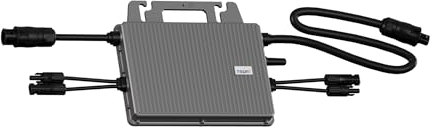 TSUN TSOL-MS800-D Wechselrichter für Balkonkraftwerk - 800 W - 230 V AC - Mit 14A Input - Spannungswandler für Solaranlage - Inklusive WiFi Monitoring - anthrazit - 1 Stück