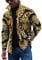 KONG JIMFAN Herren Übergangsjacke Walkjacke Gestreiftes Hemd Herren Winterjacke Hoodie Herren Strickjacken Für Herren Übergangsjacke Herren Regenjacke Fahrrad Weißes Hemd Kunstlederjacke(Orange,3XL)