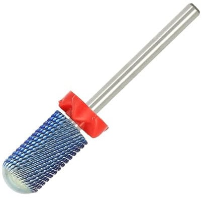 Akylin Carbide Nail Drill Bits - 3/32” Fast Remove for Acrylic/Hard Gels,Smooth Round Top for Manicure Pedicure Cuticle Gel Polishing,Salon Bits-Left and Right Hand(Fine)