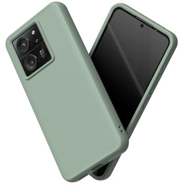 RhinoShield Coque Compatible avec [Xiaomi 13T/13T Pro] | SolidSuit - Coque Fine avec Technologie d'absorption des Chocs et Finition Premium Mate -Vert Sauge