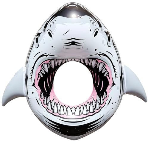 Flotteur gonflable en forme de requin pour piscine, fête, salon, jouets pour enfants, petit bouée de natation gonflable pour l'été, flotteurs de requin amusants