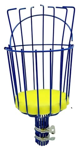 Long Handle Fruit Picker with Basket Adjustable Fruit Catcher for apple Mango Avocado Professional Tool Orchard Pear Orange vegetable basket Head picking Head large Fruit basket,fruit Picker