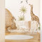 Mica-Mica Safari Wandtattoo für Kinderzimmer, Wanddeko, Wandsticker (Large, Giraffe)