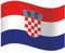 EM Fanartikel Magnet Flagge Fahne für Auto Deko Alle Länder Verschiedene Größen (Kroatien, L (45x30cm))