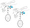 Hochzeitsstrauß Fotoanhänger,Brautstrauß Memorial Foto Anhänger,Hochzeit Blumenstrauß Foto Charm mit Schleife,Brautgedenkstrauß Charm-Anhänger für Einschließlich,Hochzeiten Jubiläen