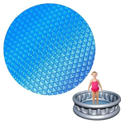 Bâche solaire de piscine - Bâche solaire ronde - Film solaire rectangulaire - Dôme de piscine - Chauffage solaire de piscine - Kit complet de film à bulles