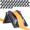 Safetytex Kantenschutzwinkel aus Kunststoff - Stabiler Schutz für Ihre Ware - Für Spanngurte bis 60 mm - 190 x 160 x 150 mm - Gurtfixierung durch Seitenführung - Druckpunktverlagerung (50 Stück)