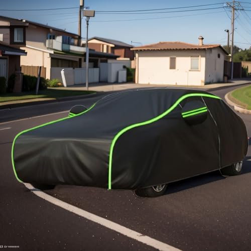 Autoabdeckung wasserdichte für 𝖯𝖾𝗎𝗀𝖾𝗈𝗍 208 GTI Autoabdeckung Vollgarage Auto Abdeckplane Staubdicht Wasserdicht Autohülle Autoplane Winter & Sommer