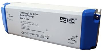 Alimentatore Trasformatore Dimmerabile Con Triac Dimmer 24V 150W, Dimmerabile Direttamente Su AC 220V Taglio Di Fase, Voltaggio Costante Per Striscia Led 24V