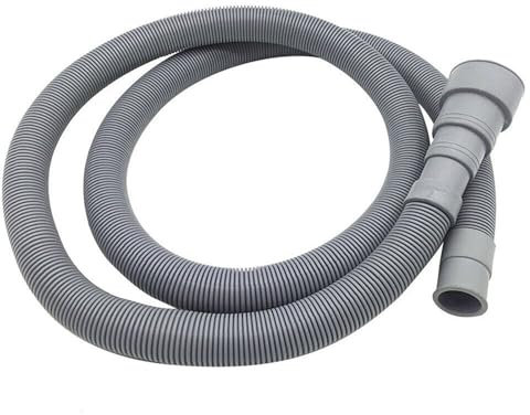 Waschmaschinenschlauch 70/150/200cm Abflussrohr Waschmaschine Geschirrspüler Ablaufschlauch Verlängerungsrohr Mit Schlauchschellen Set Waschmaschinenzubehör(70CM)